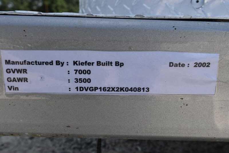2002 Kiefer Built 2 Horse Bumper Pull - Image 5