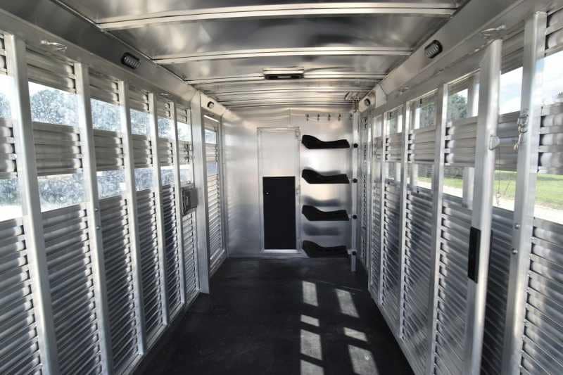2018 Lakota Charger LQ Stock Trailer with 9′ Short Wall - Image 30