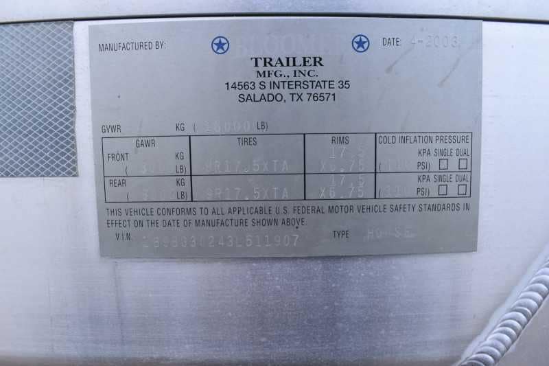2003 Bloomer 8414LQ 4 Horse Trailer with 14′ Short Wall - Image 36